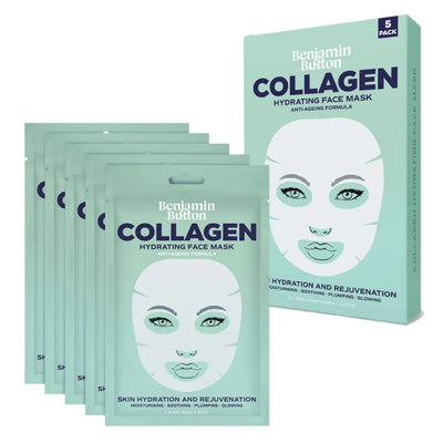 5-Pack Collageen Hydraterend Gezichtsmasker