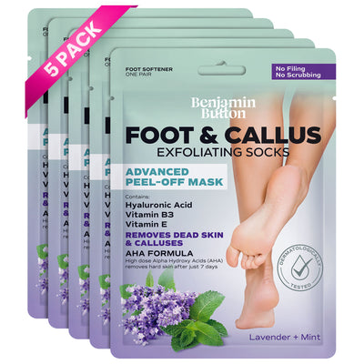 Exfoliërend Voetenmasker 5-Pack